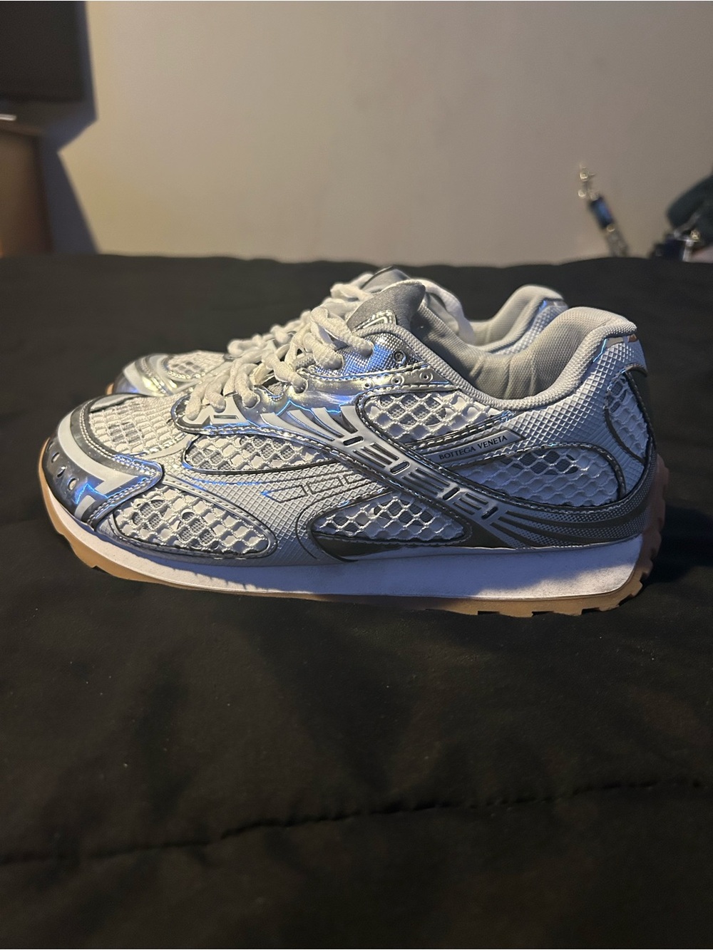 Bottega Veneta Silver Brand New Size 10